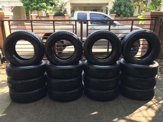ยาง Bridgestone 245 70 16 ปี16 ดอกเต็ม เนื้อนิ่ม ใช้ยาว ราคาไม่แพง