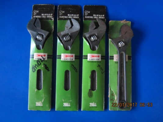 ขายประแจเลื่อน8" LOBSTER MADE IN JAPAN.ใหม่เก่าเก็บ