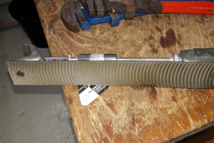 ขายด้ามตะไบบุ้งพร้อมตะไบฟันโค้ง Made in England.ใหม่เก่าเก็บ