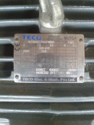 มอเตอร์TECOคุณภาพดีใหม่ค้างสต๊อก