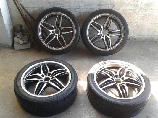 ขอบ18นิ้ว5รู114 พร้อมยาง ชุดนี้ ราคา 7900 บาท