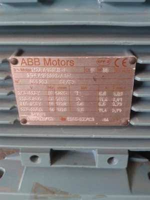 มอเตอร์คุณภาพดีABB3Kw.