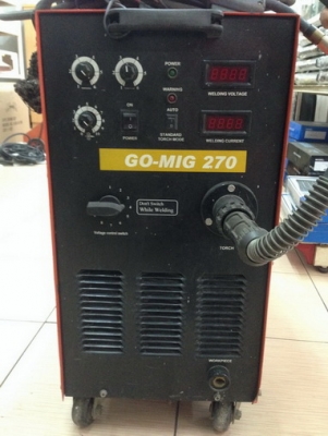 ลดราคา-เครื่องเชื่อม Co2 ยี่ห้อ ARC MEN 270 แอมป์ รุ่น GO-MIG270 ตัวใหญ่ มีสายเชื่อม สภาพดี พร้อมใช้งาน