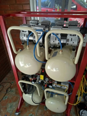 ปั้มลม oil free 200 ลิตร ขายถูก 22500 บาท.