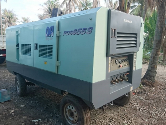 PDS655S-เครื่องปั๊มลม Airman มือสองญี่ปุ่น by OEK