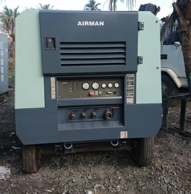 PDS655S-เครื่องปั๊มลม Airman มือสองญี่ปุ่น by OEK