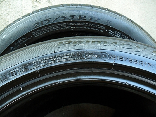 ยางขอบ17 มิชลิน 215-55-17ลงพื้นปี15 (4เส้น 4,800)ดอกเกือบ1เซ็น ยางขอบ17 มิชลิน 215-55-17ลงพื้นปี15 (4เส้น 4,800)ดอกเกือบ1เซ็น