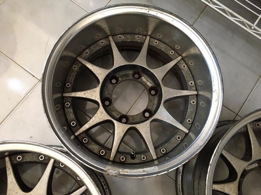 ขายล้อ ENKEI HR385 ขอบ 15x8.5 ลบ35 6รูกระบะ ลึกๆ ประมูลญี่ปุ่น