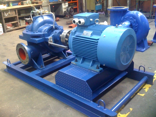 ขายเครื่องสูบน้ำแบบเครื่องยนต์ดีเซลและมอเตอร์ไฟฟ้า