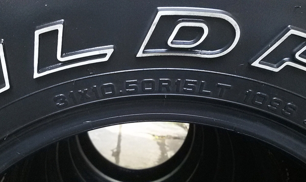 ยาง AT 31 ขอบ 15