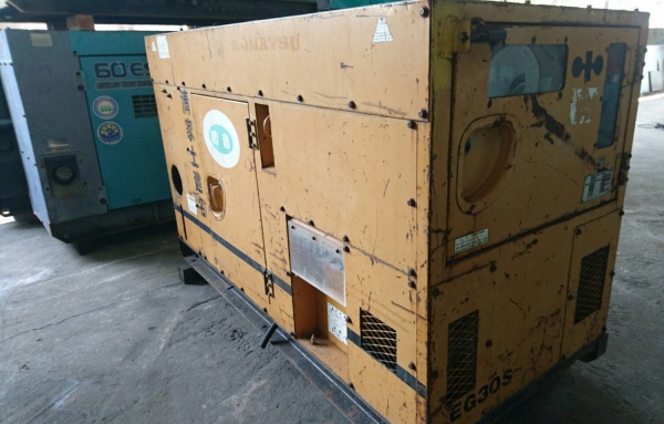 EG30S-3- เครื่องกำเนิดไฟฟ้า Komatsu 30kva. นำเข้าจากญี่ปุ่น by OEK