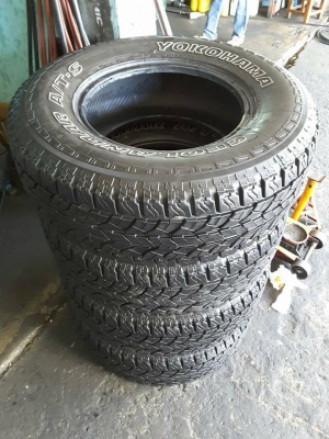 Yokohama AT-S ขนาด 265-75-16 ปี15 สวยๆ 1ชุด