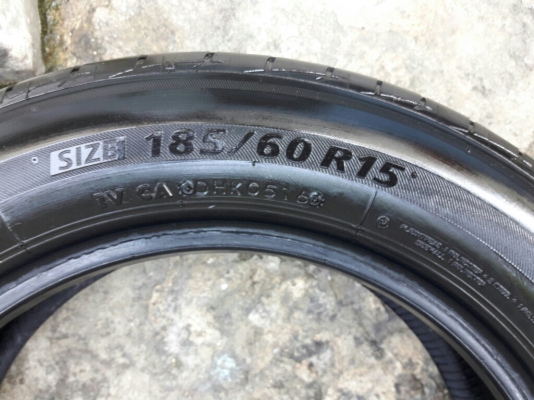 ยางBRIDGESTONE รุ่น Ecopia EP200 .185 60R15 #ปี2016 สภาพสวยมากๆดอกเต็มๆไม่มีปะคุ้มสุดๆม่แพงใช้อีกนาน