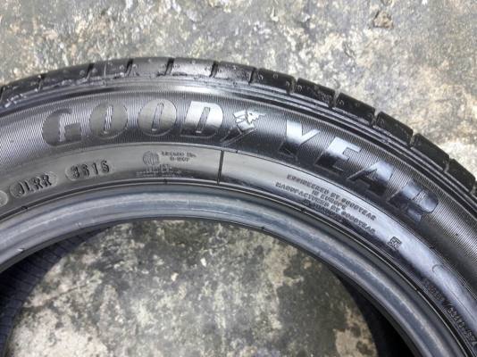 ยางGOODYEAR 205 55R16สัปดาห์ที่36ปี2015 #ลงพื้นจริงปลายปี2015 ยางสภาพสวยมากๆดอกเยอะมาก90\%คุ้มสุดๆใช้อีกนาน