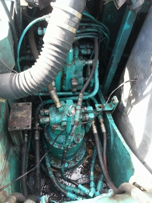ขายถูกรถแบ็คโฮมือสองไทย Kobelco Sk120 Mark 5 Super ใช้งานอยู่ทางภาคอีสาน