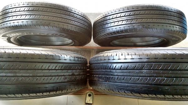 ล้อกระทะอีซูซุ ขอบ15 6รู139.7 พร้อมยางบริดสโตน ดูร่าวิส ปี13