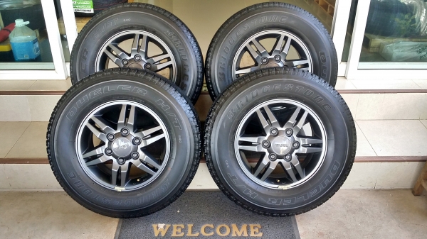 ล้อแม็กเดิมดีแม็ก เอ็กซีรี่ส์ ขอบ16 6รู139.7 พร้อมยางบริดสโตน ปี11