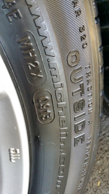 ล้อแม็กเดิมซิตี้ ขอบ15 4รู100 พร้อมยางมิชลิน เอ็นเนอร์จี้ ปี12,13