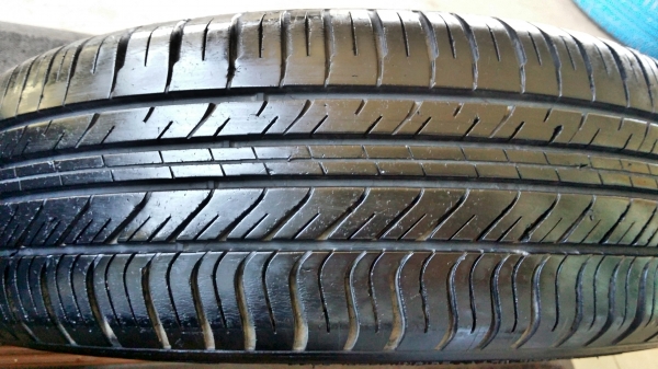 ล้อแม็กเดิมซิตี้ ขอบ15 4รู100 พร้อมยางมิชลิน เอ็นเนอร์จี้ ปี12,13