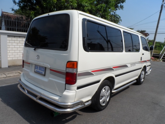 TOYOTA HIACE 3.0 MT ปี 2002 รถพร้อมใช้ จัดไฟแนนซ์ได้ T.086-527-9533 TOYOTA HIACE 3.0 MT ปี 2002 รถพร้อมใช้ จัดไฟแนนซ์ได้ T.086-527-9533