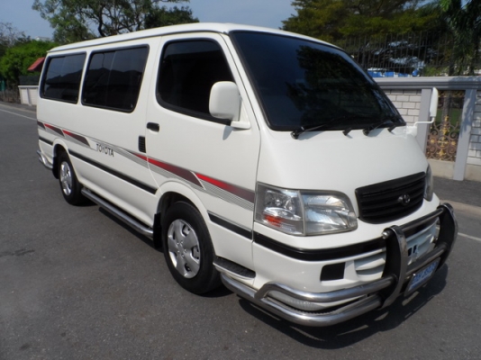 TOYOTA HIACE 3.0 MT ปี 2002 รถพร้อมใช้ จัดไฟแนนซ์ได้ T.086-527-9533 TOYOTA HIACE 3.0 MT ปี 2002 รถพร้อมใช้ จัดไฟแนนซ์ได้ T.086-527-9533