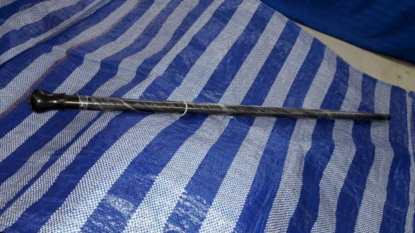 ขายไม้ตะพดกลึง ขนาดยาว90cm.ไม้พญางิ้วดำสวยงามหายาก