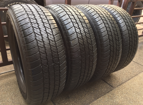 ยาง Bridgestone 265 60 18 ปลายปี15 ดอกเต็ม เนื้อนิ่ม ใช้ยาว ราคาไม่แพง