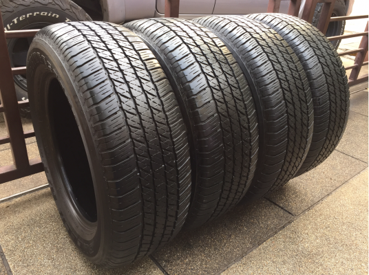ยาง Bridgestone 265 60 18 ปลายปี15 ดอกเต็ม เนื้อนิ่ม ใช้ยาว ราคาไม่แพง