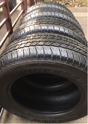 ยาง Bridgestone 265 60 18 ปลายปี15 ดอกเต็ม เนื้อนิ่ม ใช้ยาว ราคาไม่แพง