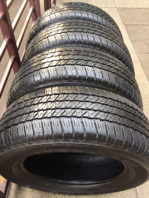 ยาง Bridgestone 265 60 18 ปลายปี15 ดอกเต็ม เนื้อนิ่ม ใช้ยาว ราคาไม่แพง