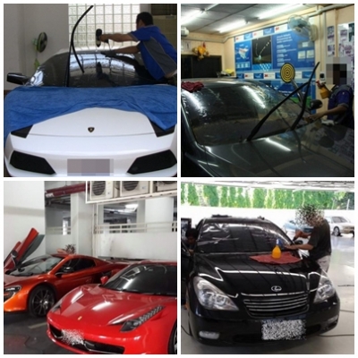 บริการ ติดตั้งฟิล์มกรองแสง สำหรับรถยนต์ และ อาคาร ขัด เคลือบ ไฟ รถยนต์