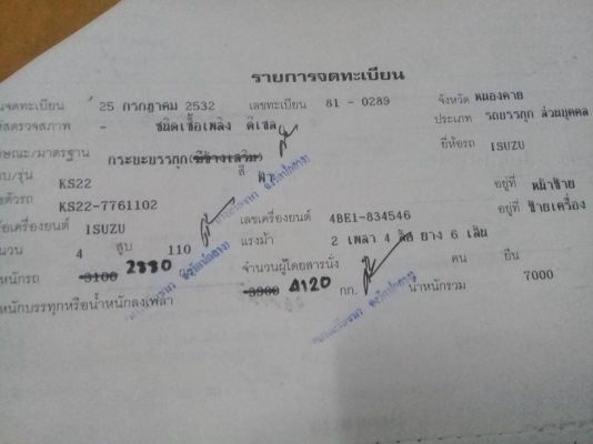 KS เครื่อง 4BE1 110 ฝาดำ ยกหัวได้