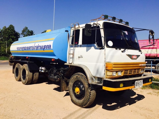 ขายรถสิบล้อรถน้ำ HINO F18 เครื่อง HO7D-195 แรง 2 เพลา แทงค์ใหม่ มีสเปรย์น้ำ ทะเบียนพร้อม