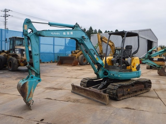 Kubota U-40-3S เก่าญี่ปุ่น แทรคเหล็กหุ้มก้อนยาง