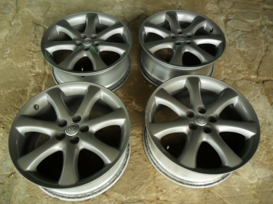 แม็กเก๋งขอบ17 เอนไกแท้ 5รู100 สีเทากัล สวยๆ