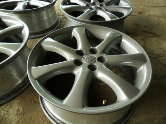 แม็กเก๋งขอบ17 เอนไกแท้ 5รู100 สีเทากัล สวยๆ