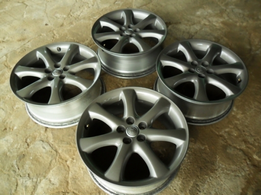 แม็กเก๋งขอบ17 เอนไกแท้ 5รู100 สีเทากัล สวยๆ