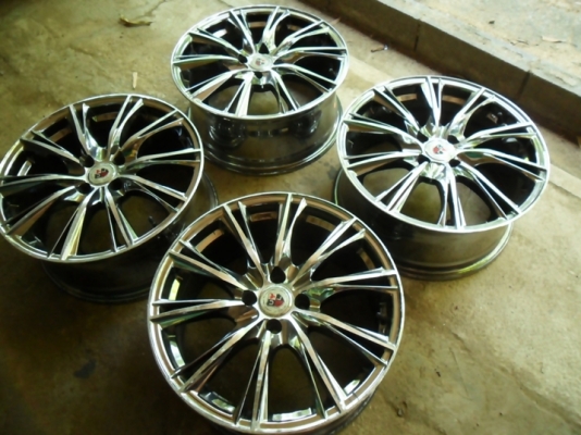 แม็กขอบ17 แนวVIP แท้ๆ 4รู100 (4วง 7,900)โครเมียม