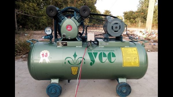 ปั้มลมพร้อมใช้งาน ถังใหญ่96ลิตร มอเตอร์ไพโอเนีย