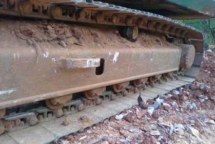 โคมัสสุ PC120-5 ไฟฟ้าครบ เอวแน่น ช่วงล่างเต็มรถทำงานอยู่