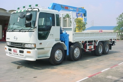 บริการให้เช่ารถเฮี๊ยบ (รถ6ล้อติดเครน , 10ล้อติดเครน) รายเที่ยว รายเดือน