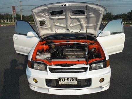 ขายรถมิตซูบิชิ เครื่อง 4G63 เทอร์โบ อินเตอร์ ชุดแต่ง EVO3ขับดีเครื่องเสียงตรึมแก๊สLPG.อยู่สุพรรณบุรี