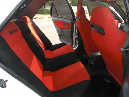 ขายรถมิตซูบิชิ เครื่อง 4G63 เทอร์โบ อินเตอร์ ชุดแต่ง EVO3ขับดีเครื่องเสียงตรึมแก๊สLPG.อยู่สุพรรณบุรี