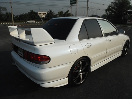 ขายรถมิตซูบิชิ เครื่อง 4G63 เทอร์โบ อินเตอร์ ชุดแต่ง EVO3ขับดีเครื่องเสียงตรึมแก๊สLPG.อยู่สุพรรณบุรี