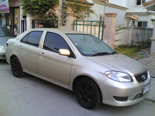 ขายรถมือสอง toyota vios1.5cc ก.ออโต้ พ.เพาเวอร์ ล้อแม็ก ก.ไฟฟ้า ติดแก๊สlpg