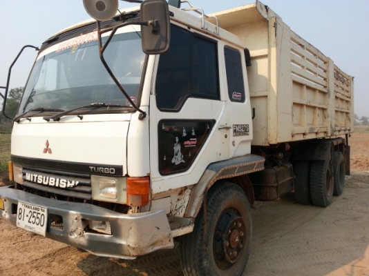 ขายด่วน MITSUBISHI FN527MTF1296สองเพลาดั้มสภาพพร้อมใช้ โทร 0801515451 0811838154