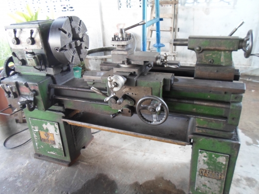 แท่นกลึง 5 ฟุต ชินเย่ ไต้หวัน 2 เพลา เกียร์บล็อก 63,000