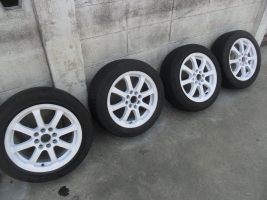 ล้อแม็ก 15นิ้ว 4รู100/114 + ยาง 185/55R15 ล้อแม็ก 15นิ้ว 4รู100/114 + ยาง 185/55R15