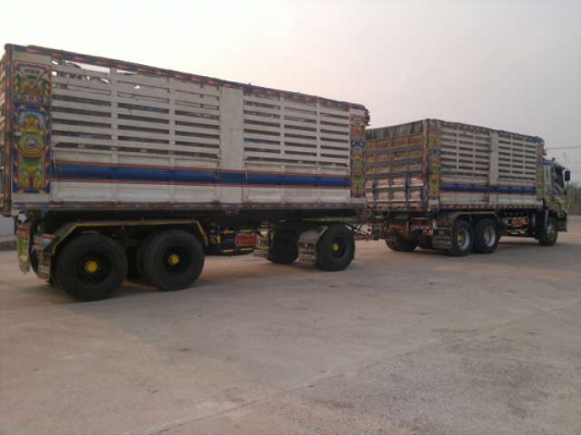 ขายรถพ่วง 22 ล้อ 2 เพลา แม่-ลูก กระบะเหล็กคอกเกษตรดั้ม ISUZU 360 ปี.มิ.ย 52 สภาพสวย จัดแนนร์ได้ สนใจดทรด่วน