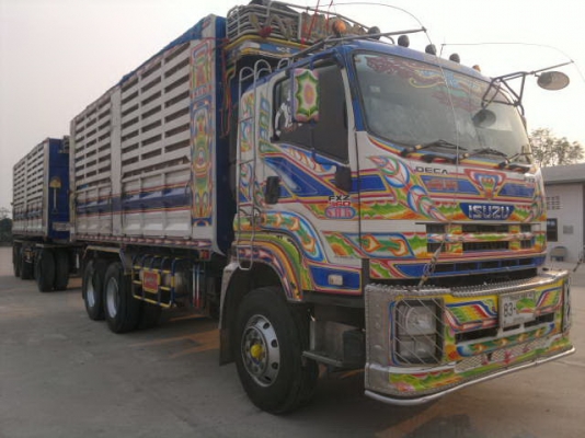 ขายรถพ่วง 22 ล้อ 2 เพลา แม่-ลูก กระบะเหล็กคอกเกษตรดั้ม ISUZU 360 ปี.มิ.ย 52 สภาพสวย จัดแนนร์ได้ สนใจดทรด่วน